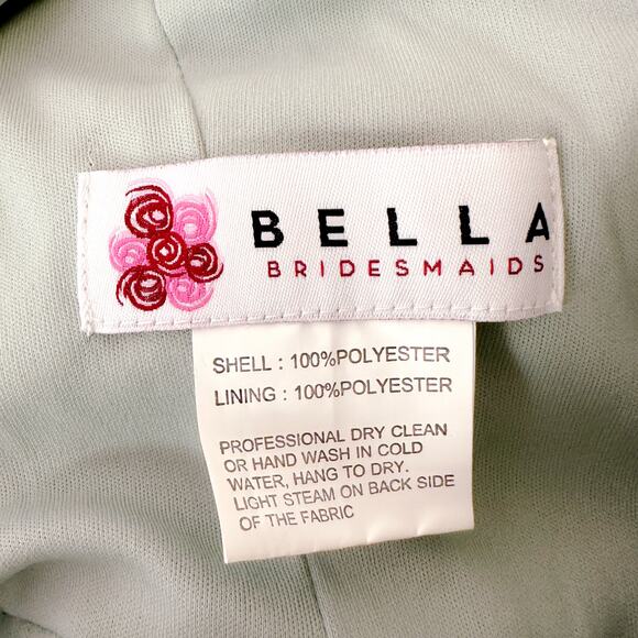 Bella Bridesmaids BB136 Square Neck Maxi Dress Alternate Rachel Green Friends 0 - Picture 10 of 12